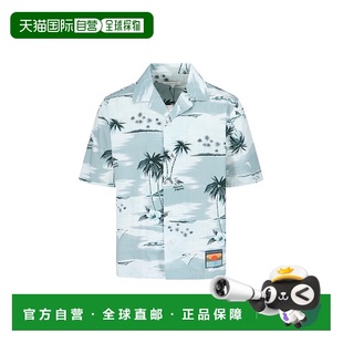 襯衫 1h可退 MM00402W 島嶼印花短袖 男士 香港直郵MAISON KITSUNE