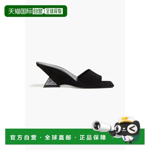 Attico 饰绒面革凉拖 女士 水晶装 241WS605L0 Cheope 香港直邮The