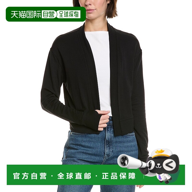 自营Splits59 Suzan Fleece Cardigan - black 美国奥莱直发