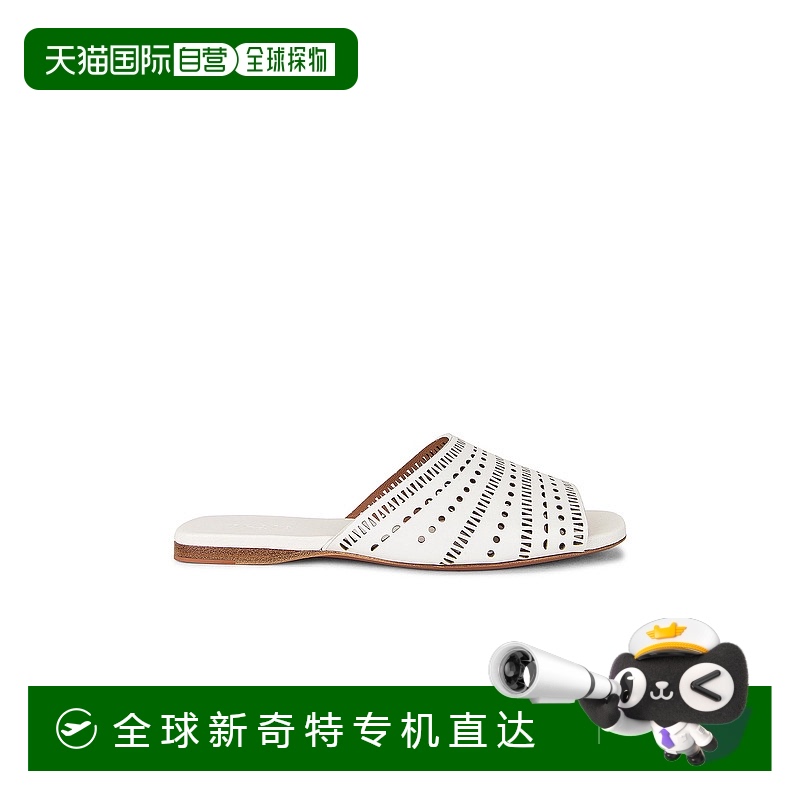 1h可退 香港直邮Alaia 女士 Vienne 皮质凉拖 AA3M020CK029