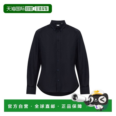 1h可退 香港直邮Burberry 巴宝莉 男士 標誌刺繡紐扣襯衫 8101321