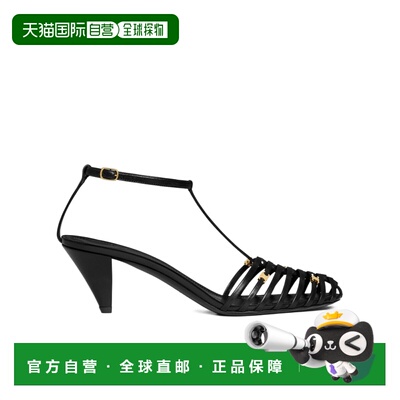 香港直邮CELINE 女士高跟鞋 366335340C38NO SS2026 黑色 CAGE绑