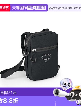 自营欧洲直邮Osprey Daylite Small Crossbody男女黑色涤纶日常斜
