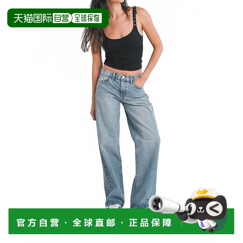 自营just black denimLany Baggy Jeans In Vintage Light - vint