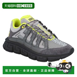 自营 Versace Trigreca印花运动鞋-灰色 美国奥莱直发范思哲