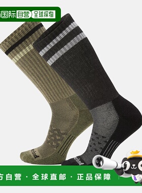 自营 Timberland 2 双装 Crew 徒步袜 - cassel earth 美国奥莱直