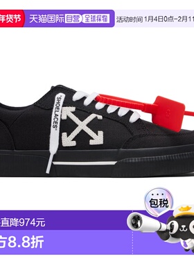 1h可退 香港直邮off-white 女士 黑色 Vulcanized Low 运动鞋 OWI