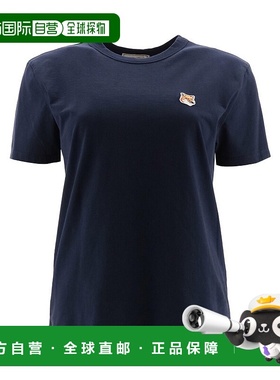 香港直邮Maison Kitsune 狐狸刺绣T恤 AW00103KJ0005