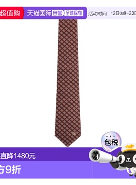 香港直邮VALENTINO 男士领带 YEV194ZPH9XE SS2026 红色 VALENTIE