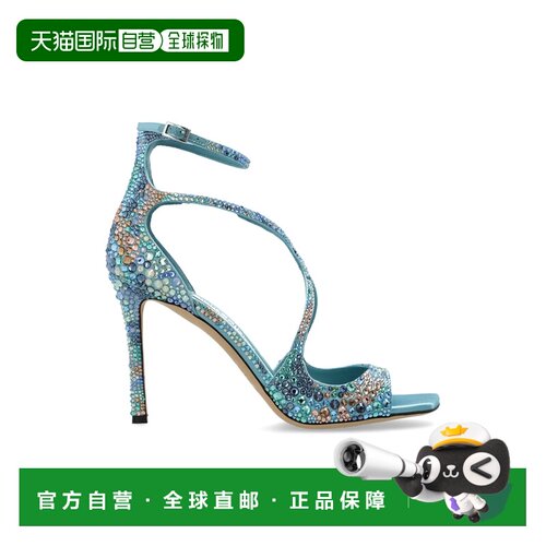 香港直邮JIMMY CHOO 女士凉鞋 AZIA95YMHSKYMIX AW2026 蓝色