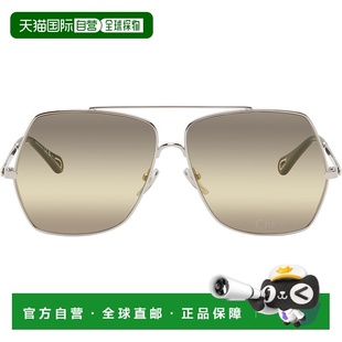 女士 蔻依 银色 Aly CH0278S 1h可退 太阳镜 香港直邮Chloe