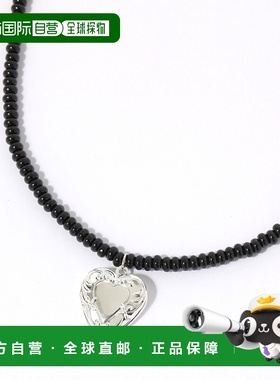 1h可退 日本直邮niko and... 女士 复古风心形玻璃真丝项链 57147