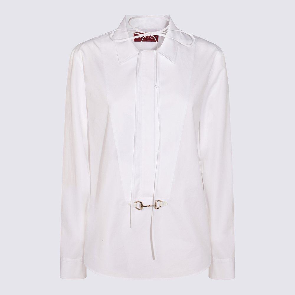 GUCCI 女士衬衫 831912Z8B2P9000 AW2025 白色 Gucci Shirts