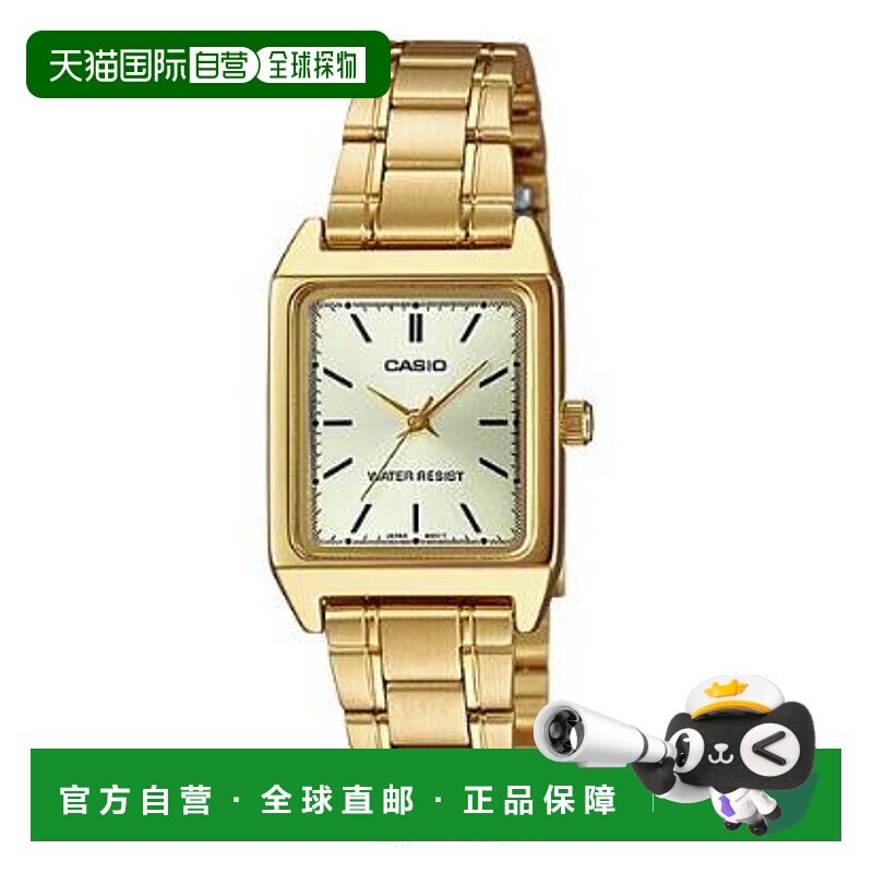 香港直邮Casio卡西欧手表女士复古小方块表学生轻奢小众石英LTP-V
