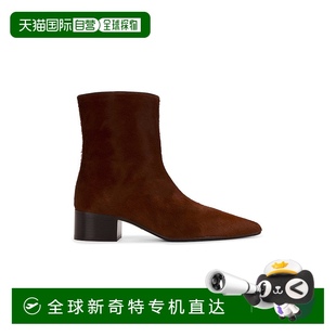 香港直邮KHAITE F1096760 女士 脚踝靴 orange橙色 Andee 1h可退