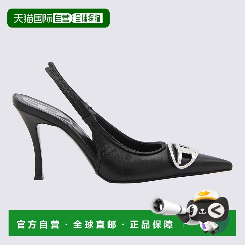 1h可退 香港直邮DIESEL 女士高跟鞋 Y02985PR818T8013 CO 黑色 Sl