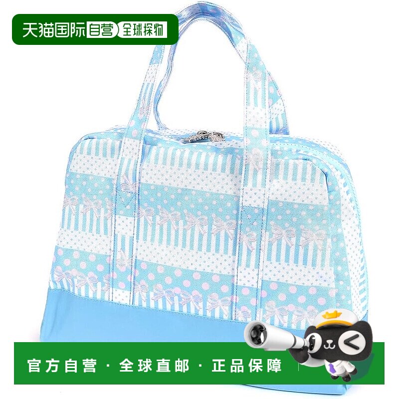 【日本直邮】CCS 风格半身包(泳装袋) 撥水轻量 波尔卡圆点+蕾丝