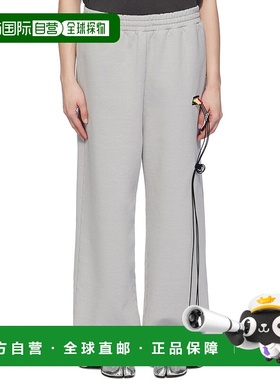 1h可退 香港直邮潮奢 Doublet 女士 灰色 RCA Cable 运动裤 24SS3