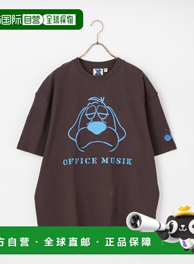 日本直邮DEUS EX MACHINA 男士 重磅再生棉短袖T恤 OFFICE MUSIQU