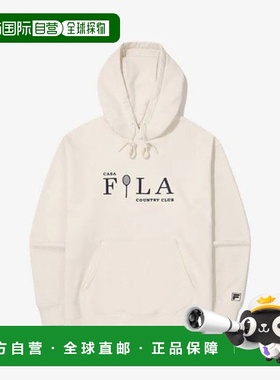 韩国直邮FILA Wheela 连帽衫 TQJ FS2POG3391X-CRM CASA 连帽衫