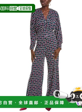 自营 Diane von Furstenberg Fanny 羊毛混纺连身裤 - 紫色 美国