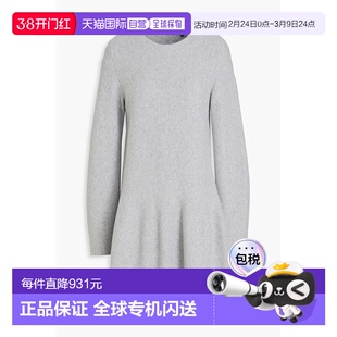 1h可退 香港直邮THEORY 希尔瑞 女士 羊毛羊绒混纺迷你连衣裙 O11