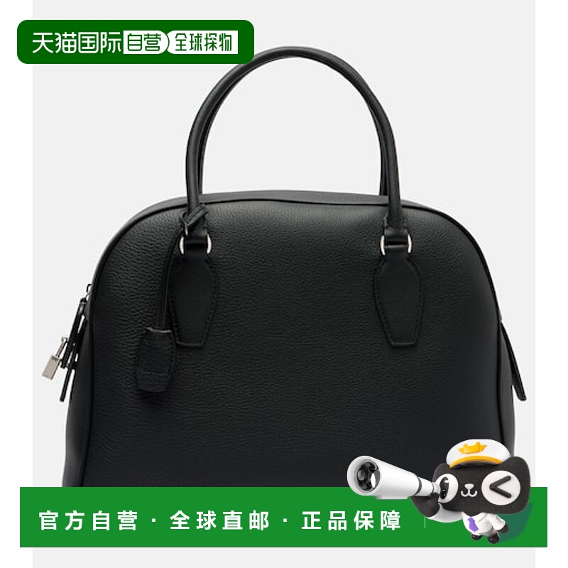 1h可退 香港直邮潮奢 The Row 女士 12 印度皮革手提包 green绿色