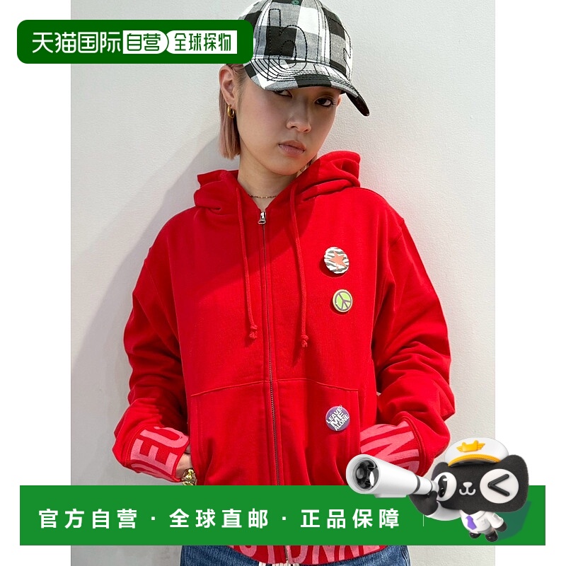 1h可退 日本直邮Oriens JOURNAL STANDARD 宽松连帽衫 半拉链设计