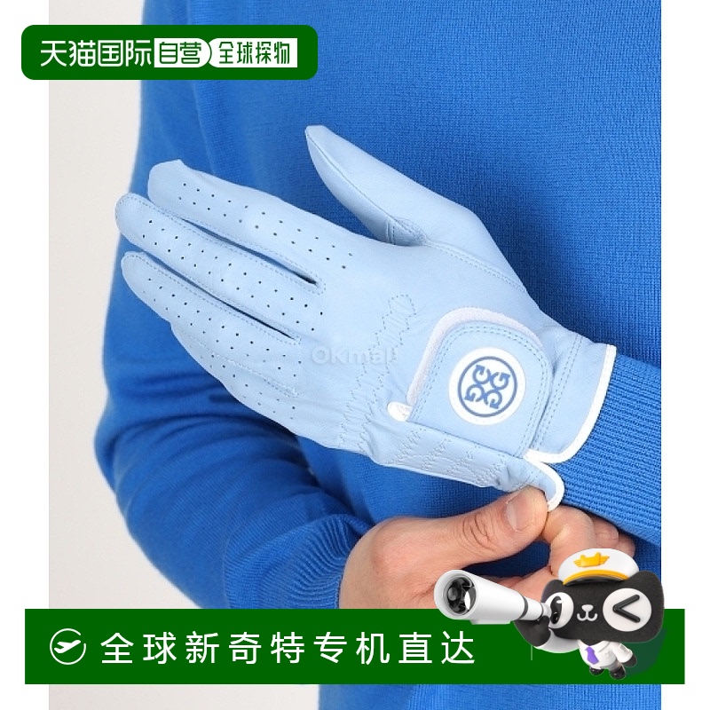 韩国直邮Gfore高尔夫装备左手手套天蓝色耐磨实用透气舒适保暖