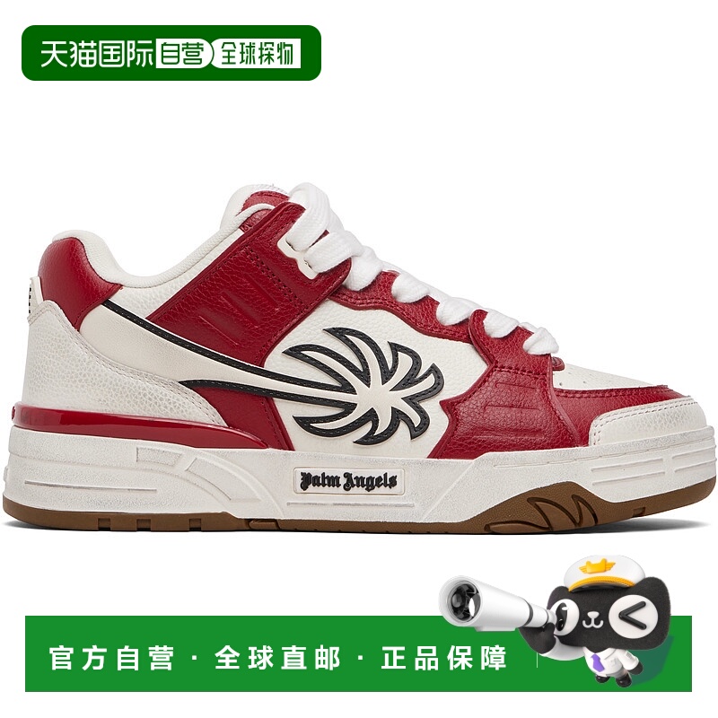 香港直邮Palm Angels 棕榈天使 男士 红色 & 白色 Venice Worn Ou