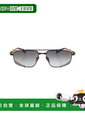 香港直邮BALMAIN 男士眼镜 BPS142E5600 AW2024 灰色 Sunglasses