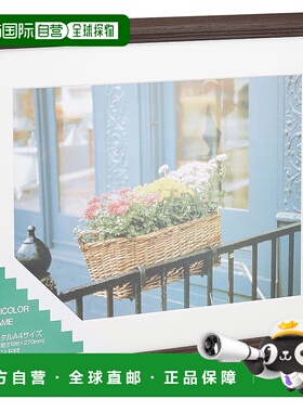 【日本直邮】FUJICOLOR YM-3 BR A4 木框 棕色 63366