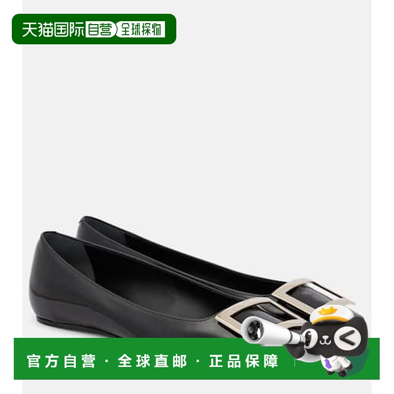 香港直邮ROGER VIVIER 罗杰 维维亚 女士 Trompette 漆皮芭蕾舞鞋