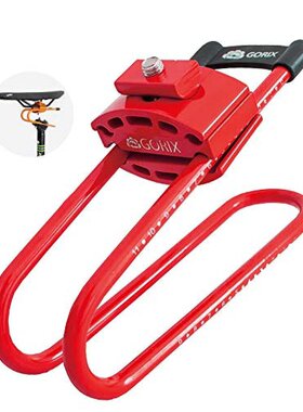 日本直邮GORIX自行车零配件自行车鞍座减震支架弹簧款红色