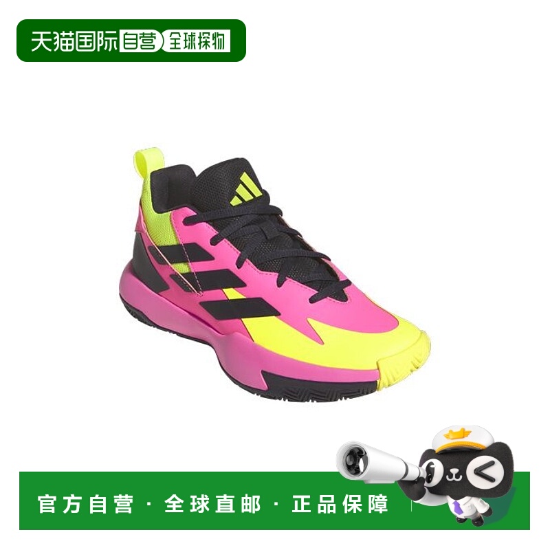 日本直邮adidas Cross Em Up Select 防滑耐磨儿童篮球鞋粉黑色