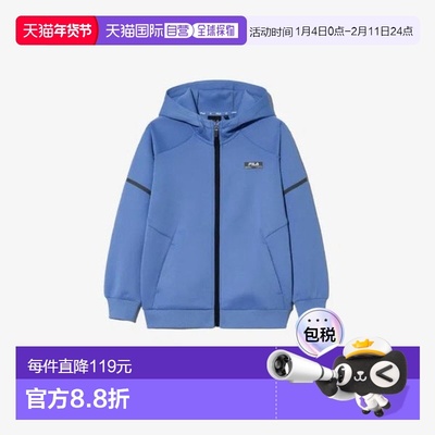 韩国直邮FILA Wheela 儿童连帽拉链 TQJ FK2FTG3301M-LBU PF 填充