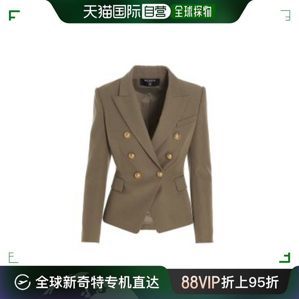 香港直邮BALMAIN 浅褐色女士夹克 AF1SG000WB05-0AV 女装/女士精品 短外套 原图主图