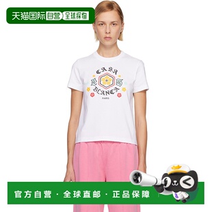 女士 白色 Emblem 1h可退 Casablanca Fitted 恤 香港直邮潮奢