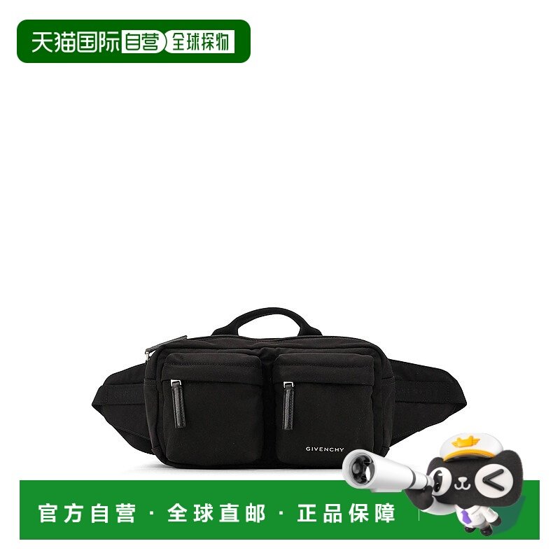 香港直邮GIVENCHY 男士腰包 BK50F8K1ZL001001 AW2025 黑色