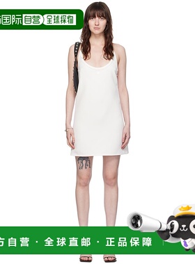 1h可退 香港直邮潮奢 Courreges 女士 白色 Babydoll 连衣裙 124C