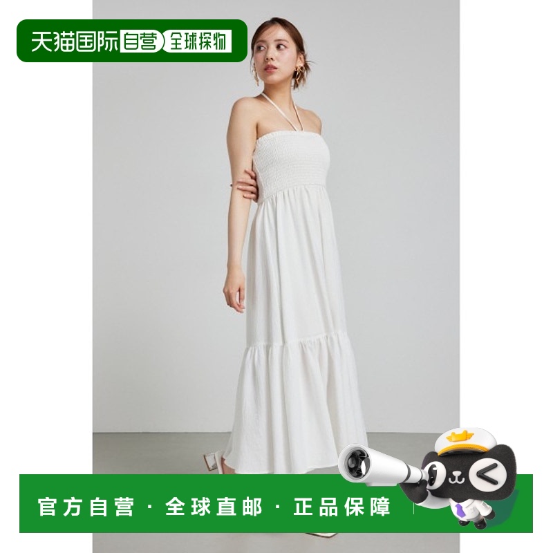 1h可退 日本直邮rienda 女士 吊带连衣裙 110HA7331051