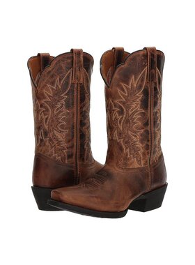 美国直邮Laredo女士靴子棕色潮流图案印花百搭舒适简约日常装饰