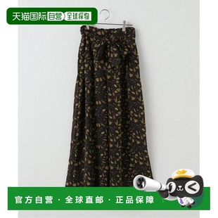 日本直邮JOURNAL 阔腿裤 STANDARD 休闲裤 深色花卉印花长裤 1h可退