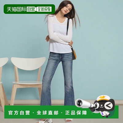 1h可退 日本直邮JUN&ROPE' 女装 UV防晒 接触清凉感 网眼拼接 圆T