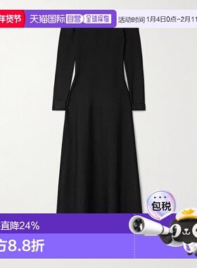 香港直邮Gabriela Hearst 女士 Aine 露肩丝质针织布长款连衣裙 2