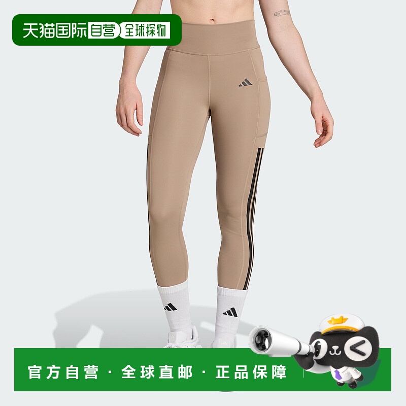自营Women's adidas Optime 3-Stripes Full Length Leggings - c