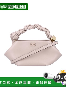 香港直邮GANNI 女士斜挎包 A69495894873 AW2025 浅灰色 Handbag