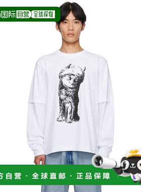 香港直邮潮奢 Sacai 男士 白色 Where The Wild Things Are 系列