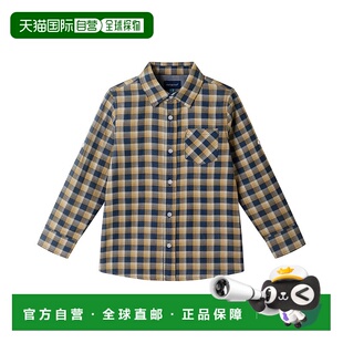 Button 美 Evan blue Shirt Down Faced Two Plaid 自营Andy