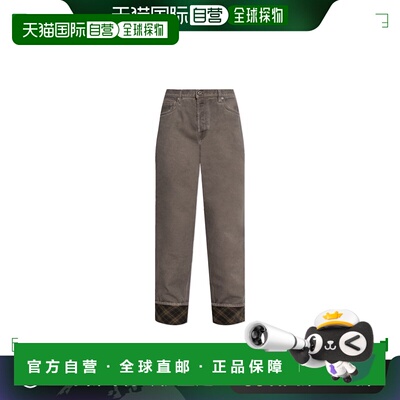 香港直邮BURBERRY 女士牛仔裤 8099678C1501CINDER CO 灰色 Strai